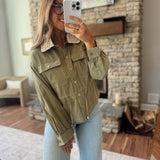Olive Venice Utility Jacket