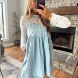 Ivory Afterlight Mesh Long Sleeve