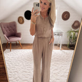 Mocha Vayda Jumpsuit