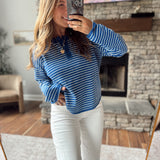 Blue Harbor Lights Sweater
