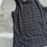 Black Glitz and Glam Pearl Tank