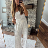 Cream Flora Belle Pants