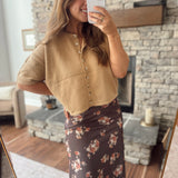 Taupe Mariselle Sweater Top