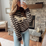Dark Brown High Country Sweater