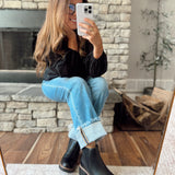 Black Paula Bootie