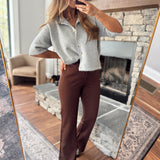 Heather Gray Sweet Sleeve Sweater