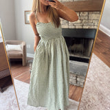 Green Summer Estate Midi Dress