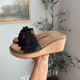 Black Wildflower Wedges