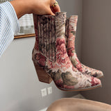 Mauve Tapestry Lydia Bootie