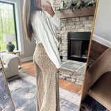 Wild Type Animal Print Mineral Wash Pants