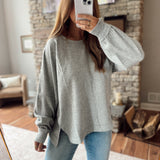 Heather Gray Kambria Top