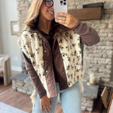 Brown Floral Talya Vest