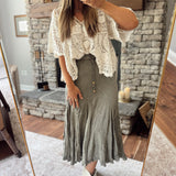 Gravel Renley Midi Skirt