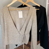 Taupe Powell Knit Blouse