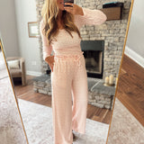 Blush Nap in the Garden Pants