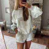 Sage Piece by Piece Sweatshorts
