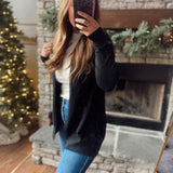 Black Soft Season Cardigan