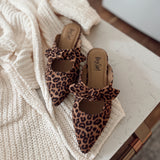 Leopard Knotty But Nice Mules