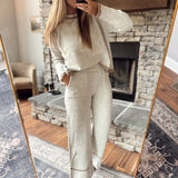 The Melange Form Contrast Sweater