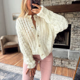 Cream Everknit Cardigan