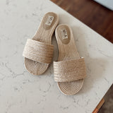 Natural Raffia Attina Sandal