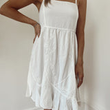 She's The One White Mini Dress