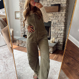 Olive Living In It Jumpsuit