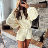 Yellow Gingham Market Morning Set