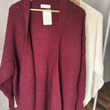 Burgundy Kindred Cardigan
