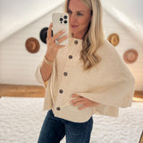 Ecru Lowden Tiered Capelet