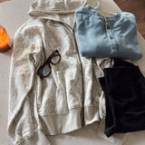 Gray Hidden in Sight Hoodie