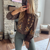 Espresso Leif Blouse