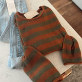 Rust Easy Lines Lightweight Sweater