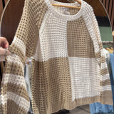 Plus Beige Blend Sweater