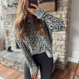 Gray Spot On Style Sweater
