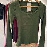 Steeped Sage On The Run Top