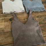 Red Bean Padded Ribbed Brami IN STORE