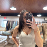 Champagne Padded Ribbed Brami IN STORE