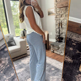 Stripe Hype Blue Striped Pants
