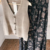 Black Tea Garden Maxi Skirt