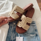 Natural Poet Slip On Sandal