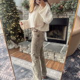 Risen Mocha TC MR Straight Leg Corduroy Pants