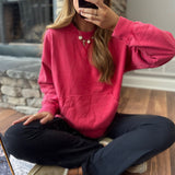 Cherry Washed Short & Sweet Sweatshirt