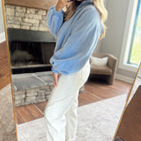 Risen Cream HR Barrel Jeans