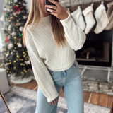 Cream Handloom Sweater