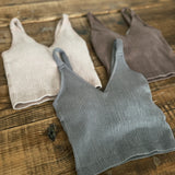 Midnight Padded Ribbed Brami IN STORE