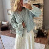 Denim Quilt Trip Jacket