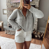 Heather Gray Sweater Hoodie