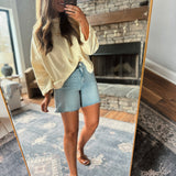 Risen Light Relaxed Slouch Shorts