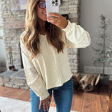 Natural Neve Floral Top
